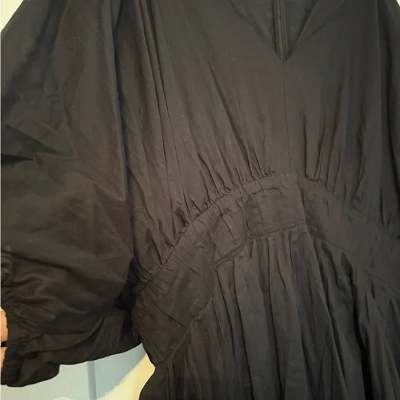 Banana Republic Black Belted Midi Dress - Picture 4 of 5